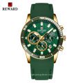 REWARD RD83005M New Watches Men Chronograph Sport Watches High Quality silicone Strap Quartz Wristwatch Relogio Masculino